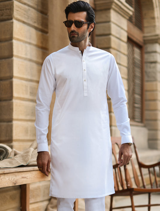 WHITE KURTA PAJAMA