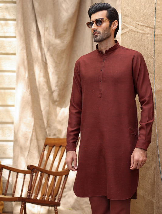 RUST SIGNATURE SERIES DESIGNER KURTA PAJAMA