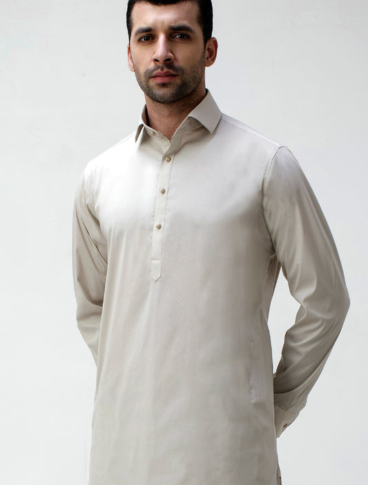 BEIGE KAMEEZ SHALWAR