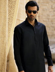 BLACK PREMIUM 100% COTTON KAMEEZ SHALWAR