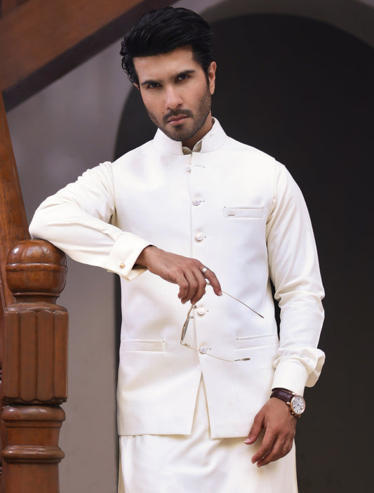 OFF WHITE ISMAIL FARID SIGNATURE WAISTCOAT