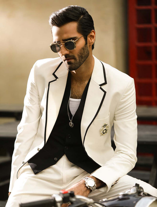 OFF-WHITE CLASSIC TWO BUTTONS SUIT