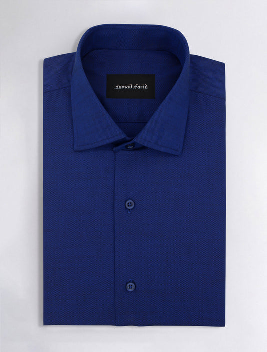 BLUE TWO TONE FORMAL SHIRT