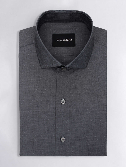 DENIM GRAY DOTTED SHIRT