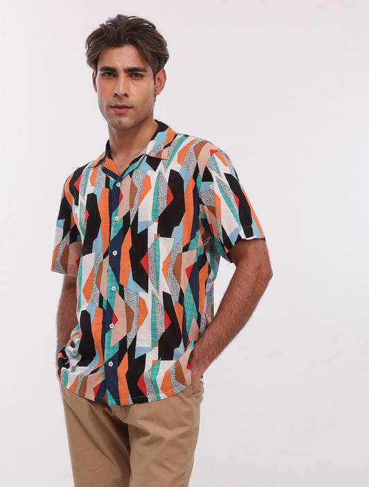 MULTI COLOR PRINTED SHIRT