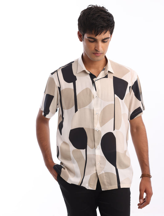 OFF-WHITE PRINTED SHIRT