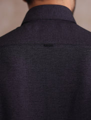 PURPLE TWO TONE TEXTURED KAMEEZ SHALWAR-S