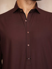 MAROON CLASSIC KAMEEZ SHALWAR