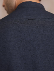 BLUE TEXTURED KAMEEZ SHALWAR