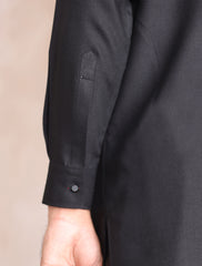 BLACK TWILL KAMEEZ SHALWAR
