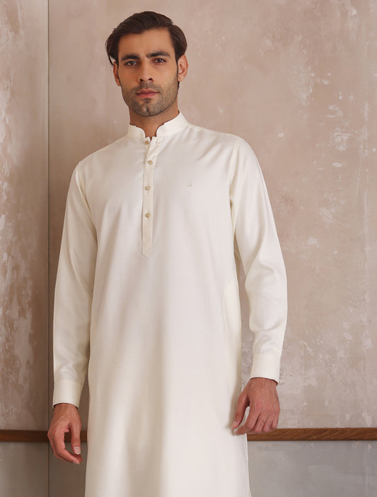 OFF-WHITE CLASSIC KAMEEZ SHALWAR