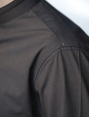 BROWN-MANDARIN COLLAR KURTA PAJAMA