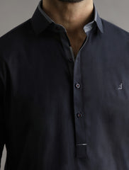NAVY BLUE -LIGHT WEIGHT KAMEEZ SHALWAR
