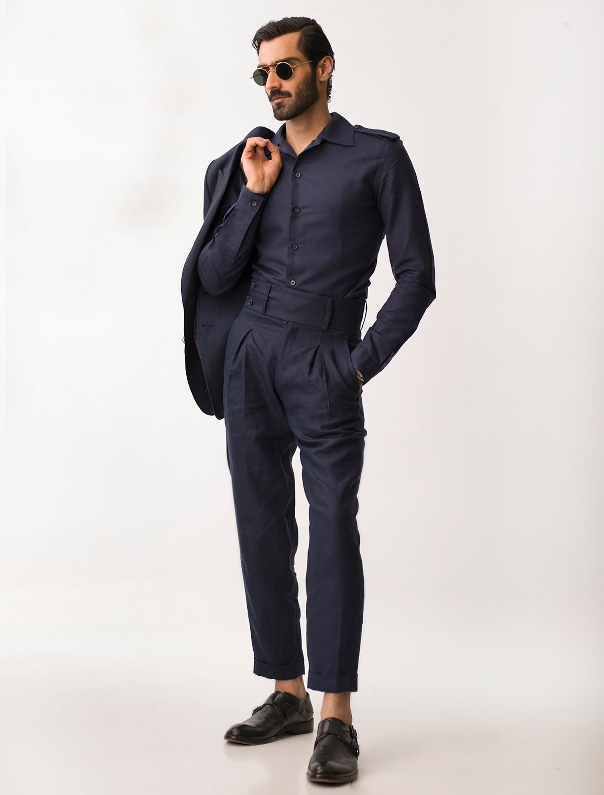 HIGH WAISTED LINEN PANTS