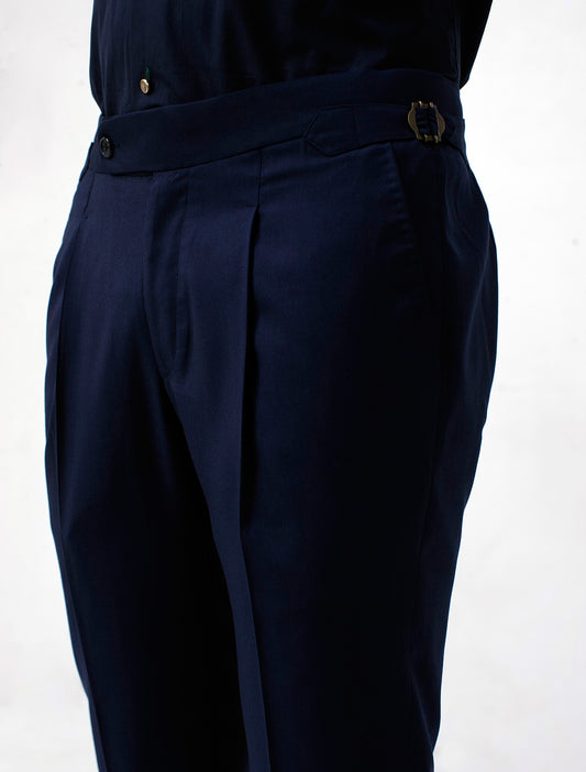 NAVY BLUE BUCKLE PANT