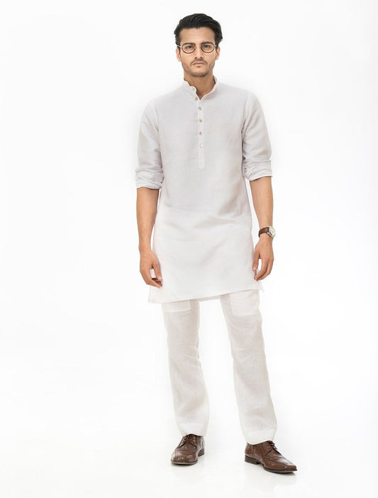 WHITE LINEN PANTS