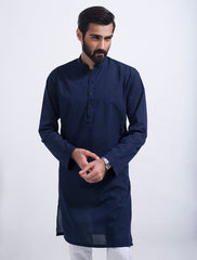 BLUE ILET DETAILED KURTA