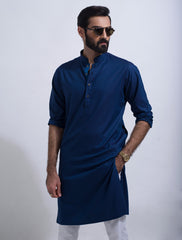 NAVY-TURQOISE KURTA