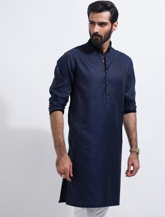 NAVY BLUE DESIGNER KURTA
