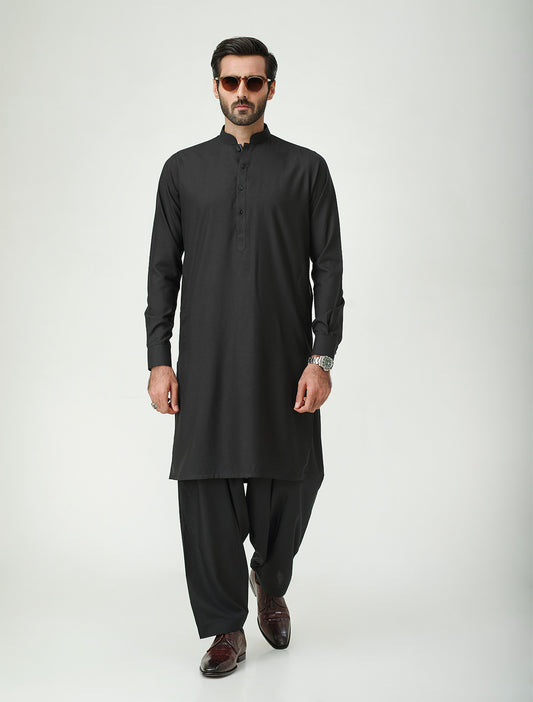 CLASSIC BLACK KAMEEZ SHALWAR