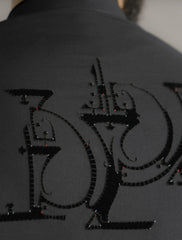 BLACK VELVET APPLIQUE KAMEEZ SHALWAR