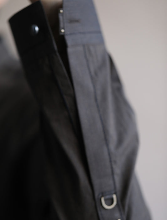 BROWN-MANDARIN COLLAR KURTA PAJAMA