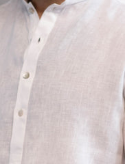 WHITE LINEN KURTA