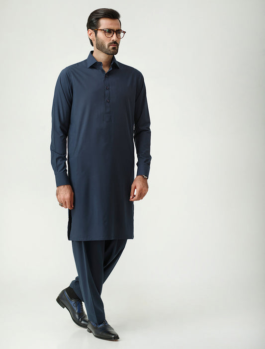 NAVY CLASSIC KAMEEZ SHALWAR