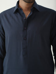 NAVY CLASSIC KAMEEZ SHALWAR