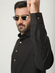 PREMIUM BLACK KAMEEZ SHALWAR