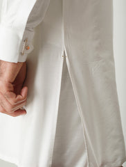 PEARL WHITE COTTON SILK KURTA PAJAMA