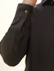 BROWN MONOGRAM KAMEEZ SHALWAR