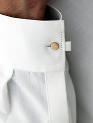 WHITE LOGO EMBELISHED KAMEEZ SHALWAR