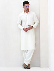CREAM KAMEEZ SHALWAR