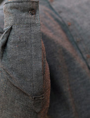 GREY LOGO EMBELLISHED SHORT LENGTH KURTA PAJAMA