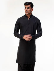 BLACK APLEAK KAMEEZ SHALWAR
