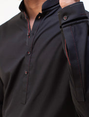 BLACK APLEAK KAMEEZ SHALWAR