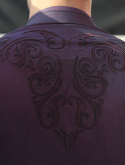 INDIGO EMBROIDERED KAMEEZ SHALWAR