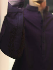 INDIGO EMBROIDERED KAMEEZ SHALWAR