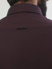 DEEP MAROON BUTTON DOWN KAMEEZ SHALWAR
