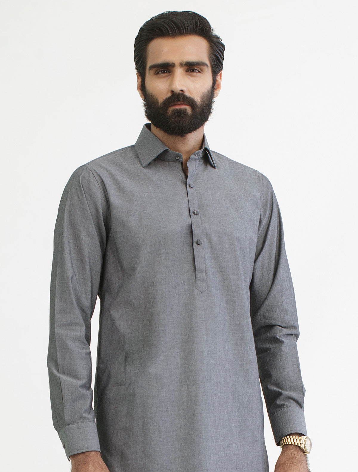 MEDIUM GREY - CLASSIC KAMEEZ SHALWAR
