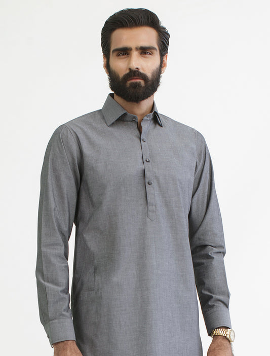 MEDIUM GREY - CLASSIC KAMEEZ SHALWAR