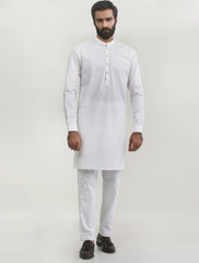 CLASSIC WHITE KURTA PAJAMA
