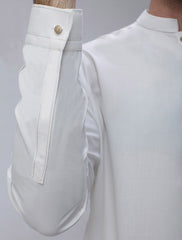 OFF WHITE APPLIQUE KAMEEZ SHALWAR