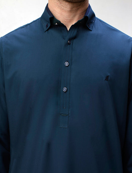TEAL BLUE KAMEEZ SHALWAR