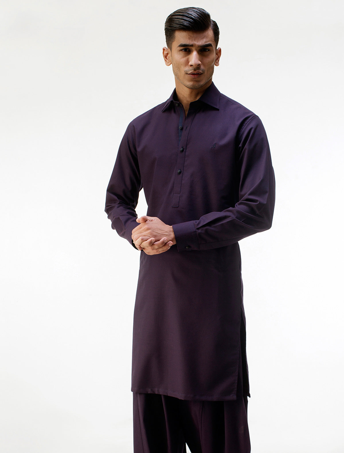 PURPLE KAMEEZ SHALWAR