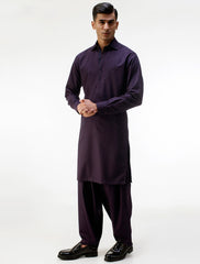 PURPLE KAMEEZ SHALWAR