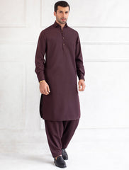 DEEP MAROON KAMEEZ SHALWAR