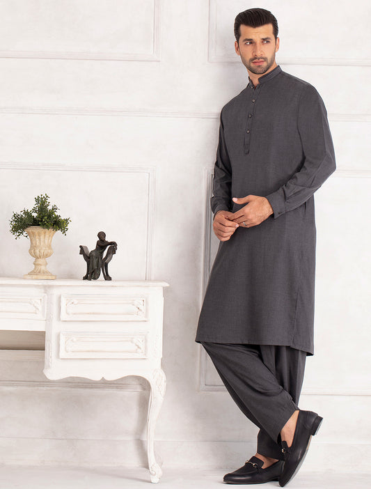 CHARCOAL KAMEEZ SHALWAR