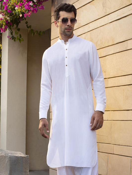 OFF-WHITE CLASSIC KAMEEZ SHALWAR
